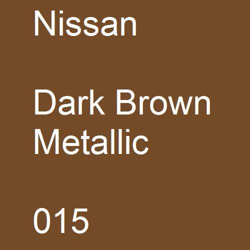 Nissan, Dark Brown Metallic, 015.